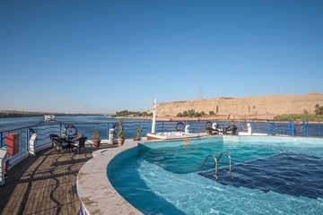 Royal Princess Nile Cruise — Sun Deck