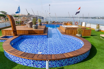 Sonesta Sun Goddess Nile Cruise — Sun Deck